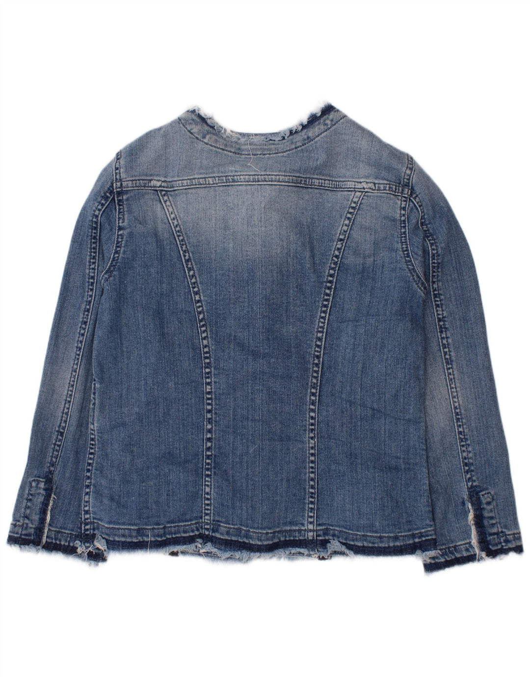 LIU JO Girls Denim Jacket 11-12 Years Blue Cotton