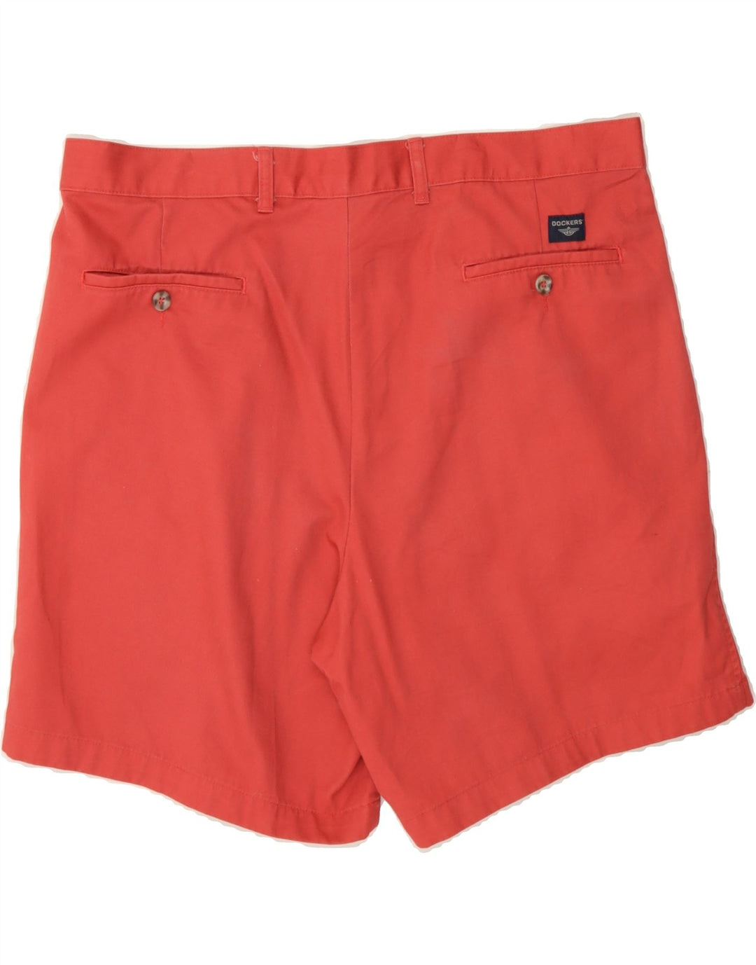 DOCKERS Mens Stain Defender Pegged Chino Shorts W38 XL Red Vintage Dockers and Second-Hand Dockers from Messina Hembry 