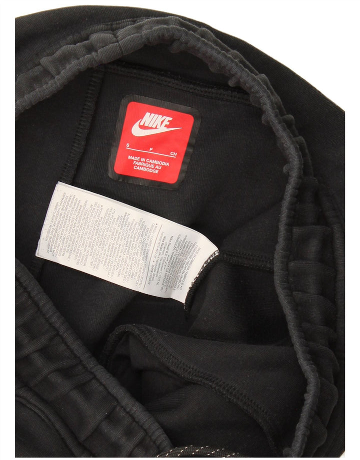 Nike Mens Tracksuit Trousers Joggers Small  Black Cotton