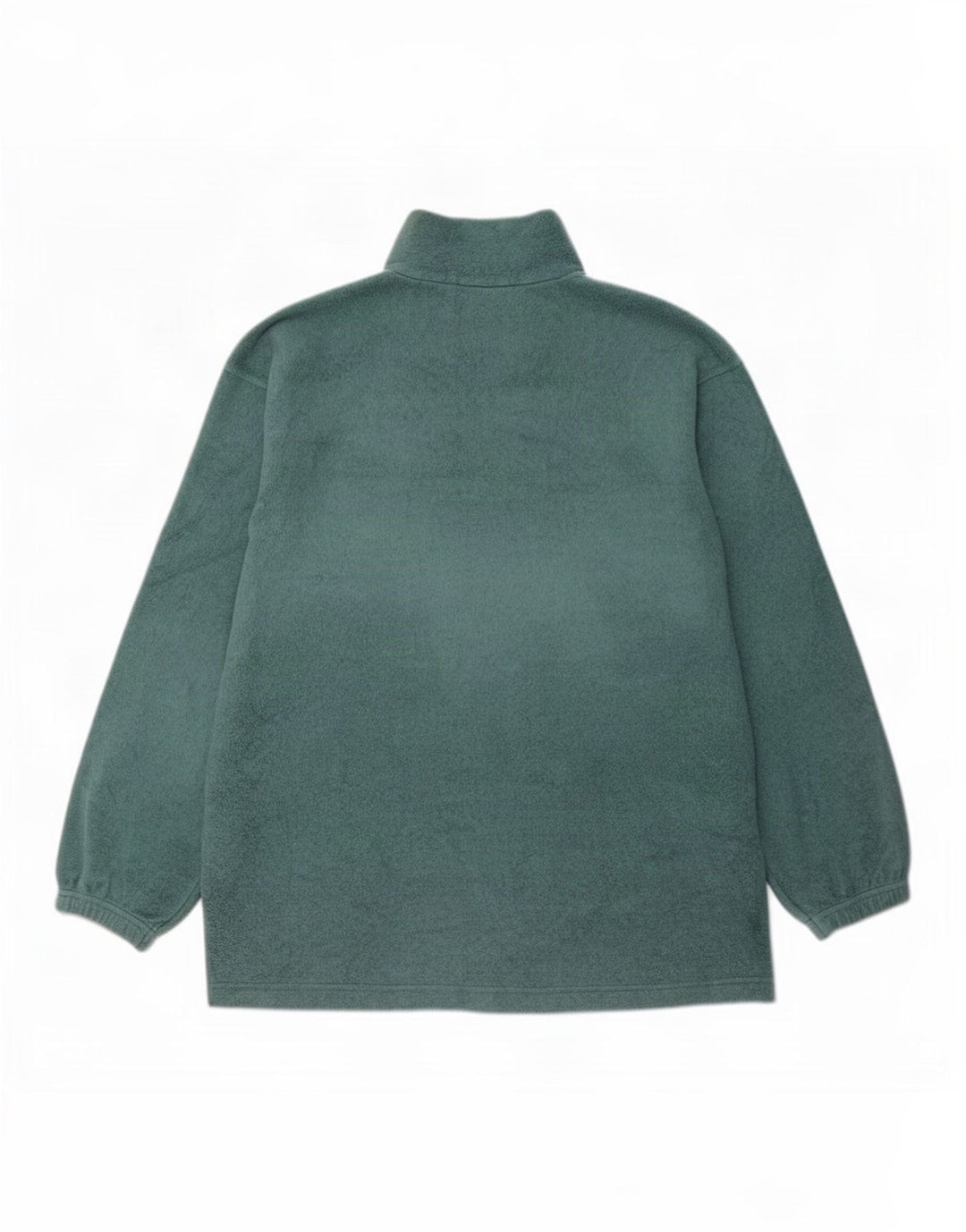 Invicta Mens Zip Neck Fleece Jumper 2XL Green Polyester