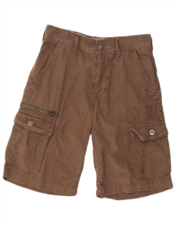 Guess Mens Cargo Shorts W29 Small  Brown Cotton