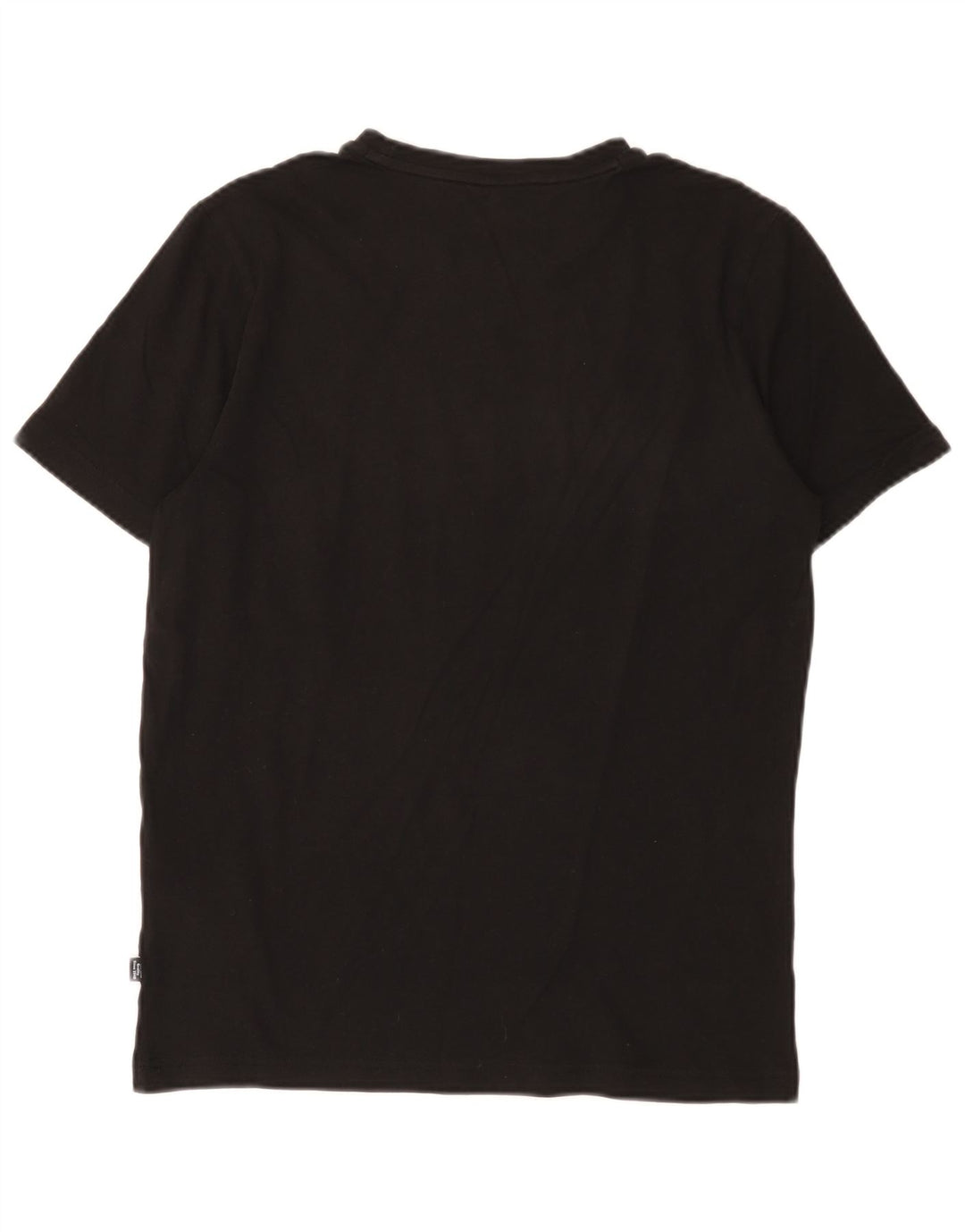 Puma Mens Graphic T-Shirt Top Small Black Cotton
