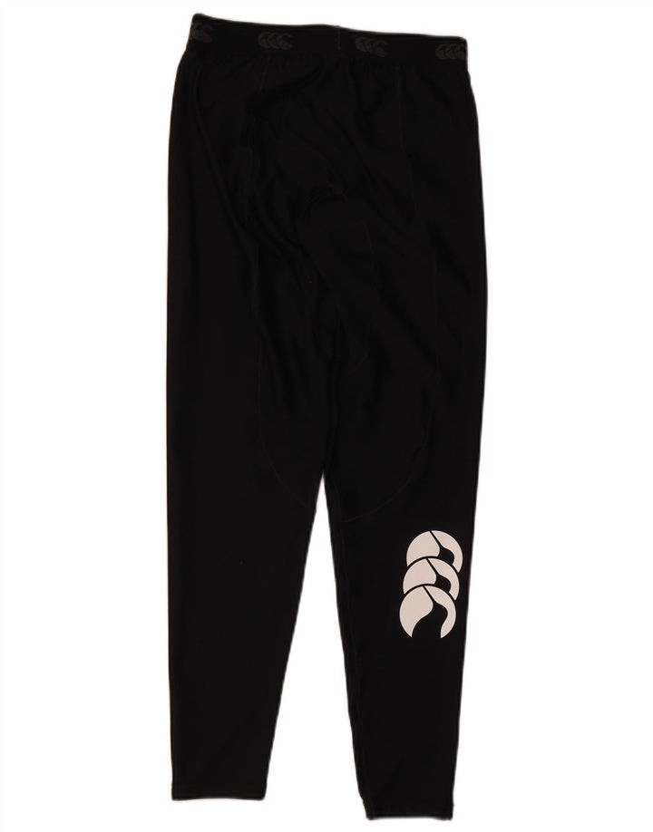 Canterbury Mens Graphic Leggings Medium Black Polyester