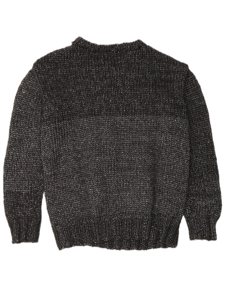 Vintage Womens Crew Neck Jumper Sweater UK 16 Large Grey