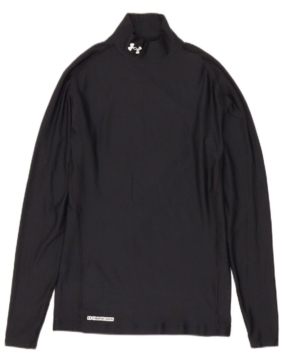Under Armour Mens Cold Gear Top Long Sleeve XL Black Polyester