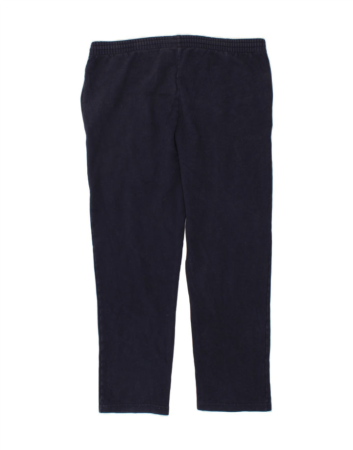 NIKE Womens Tracksuit Trousers US 12/14 Large Navy Blue Cotton Vintage Nike and Second-Hand Nike from Messina Hembry 
