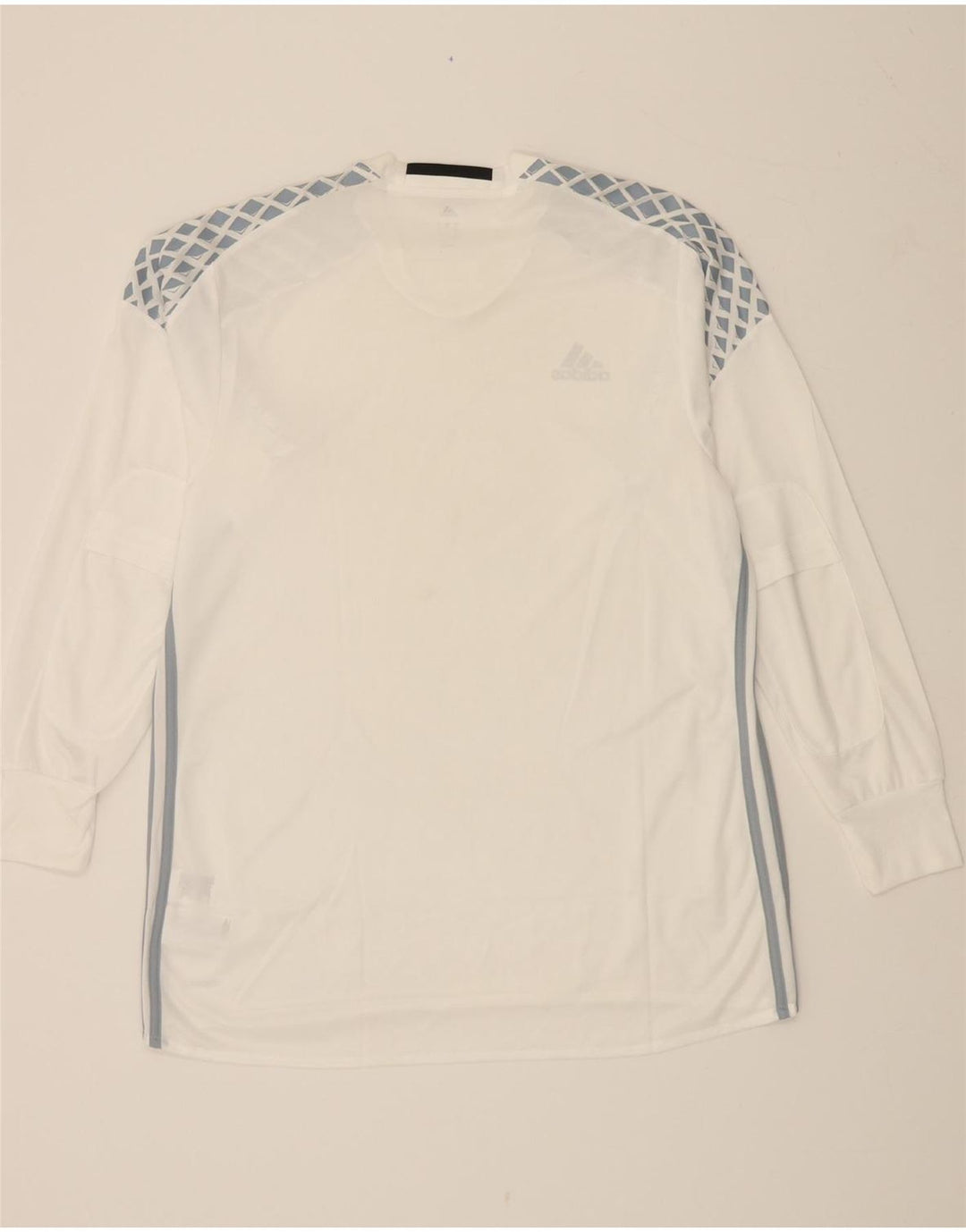 ADIDAS Mens Adizero Graphic Top Long Sleeve XL White Polyester