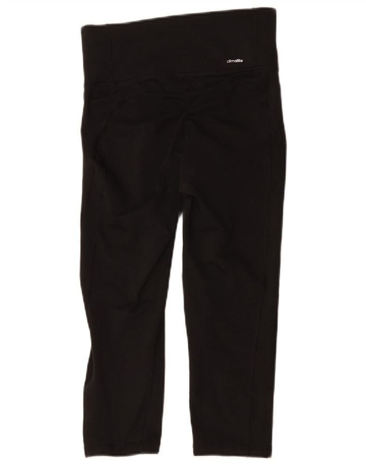 Adidas Womens Climalite Capri Leggings UK 8/10 Small Black