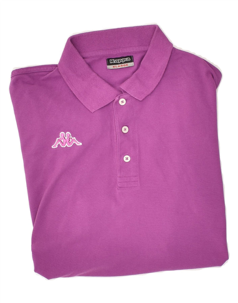 KAPPA Mens Polo Shirt XL Purple Cotton | Vintage Kappa | Thrift | Second-Hand Kappa | Used Clothing | Messina Hembry 