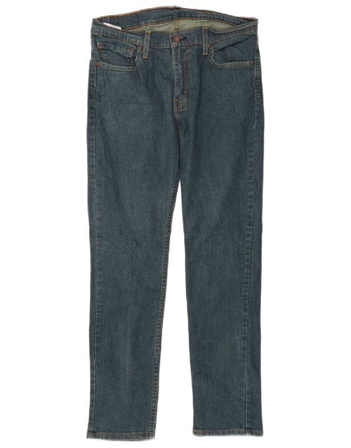 Levi's Mens 511 Slim Jeans W32 L30 Navy Blue Cotton