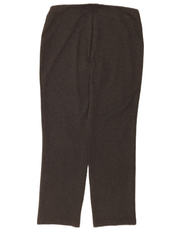 Marks & Spencer Womens Casual Trousers UK 12 Medium W32 L28 Black