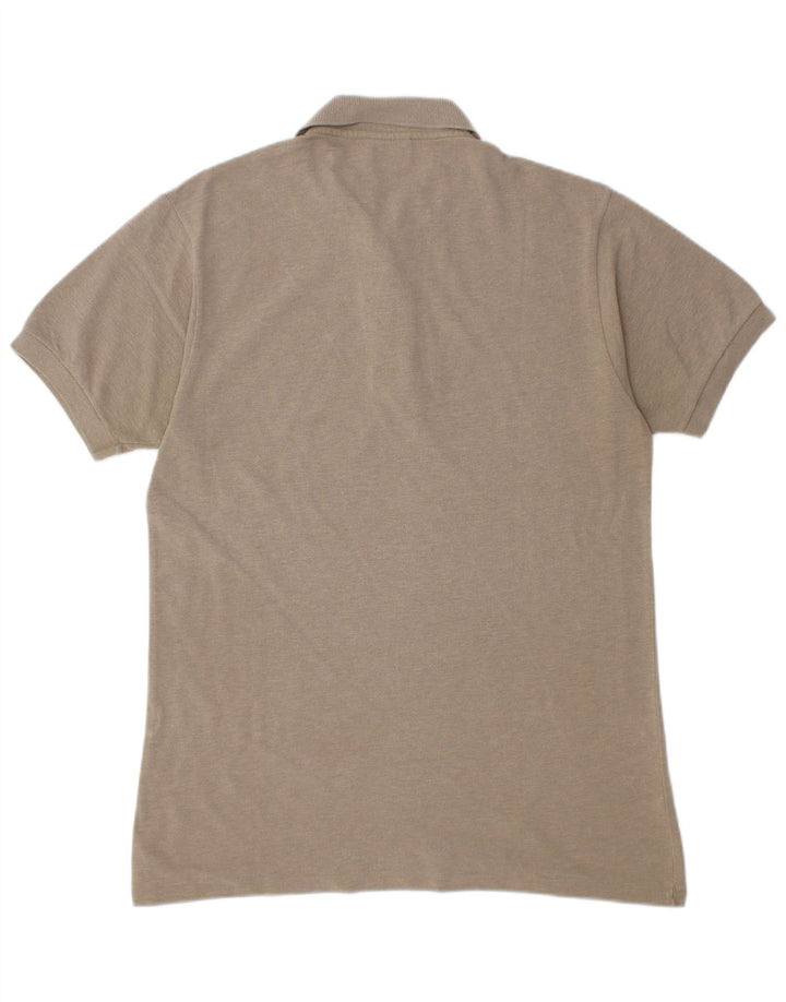 LACOSTE Mens Polo Shirt Size 4 Medium Grey Cotton