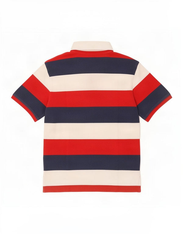 Polo Ralph Lauren Boys Rugby Polo Shirt 8-9 Years Small Multicoloured