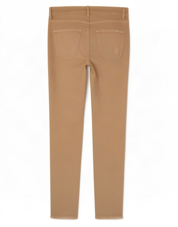 Zara Mens Distressed Skinny Jeans EU 40 Medium W31 L30 Beige