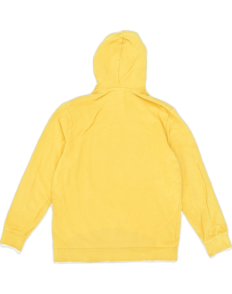 JACK & JONES Womens Graphic Hoodie Jumper UK 18 XL Yellow Cotton | Vintage Jack & Jones | Thrift | Second-Hand Jack & Jones | Used Clothing | Messina Hembry 