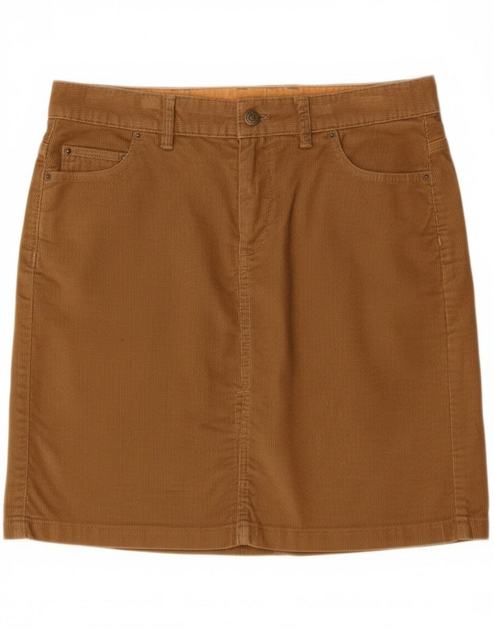 Timberland Womens Corduroy Skirt W29 Medium Beige Cotton