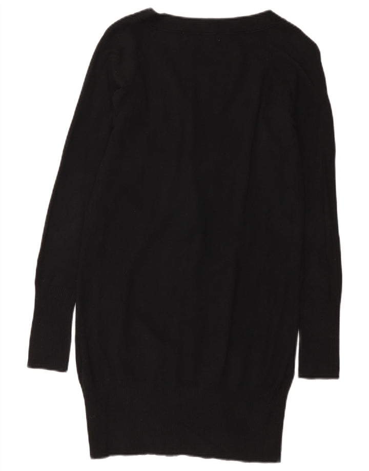 Zara Womens Cardigan Sweater UK 8 Small Black