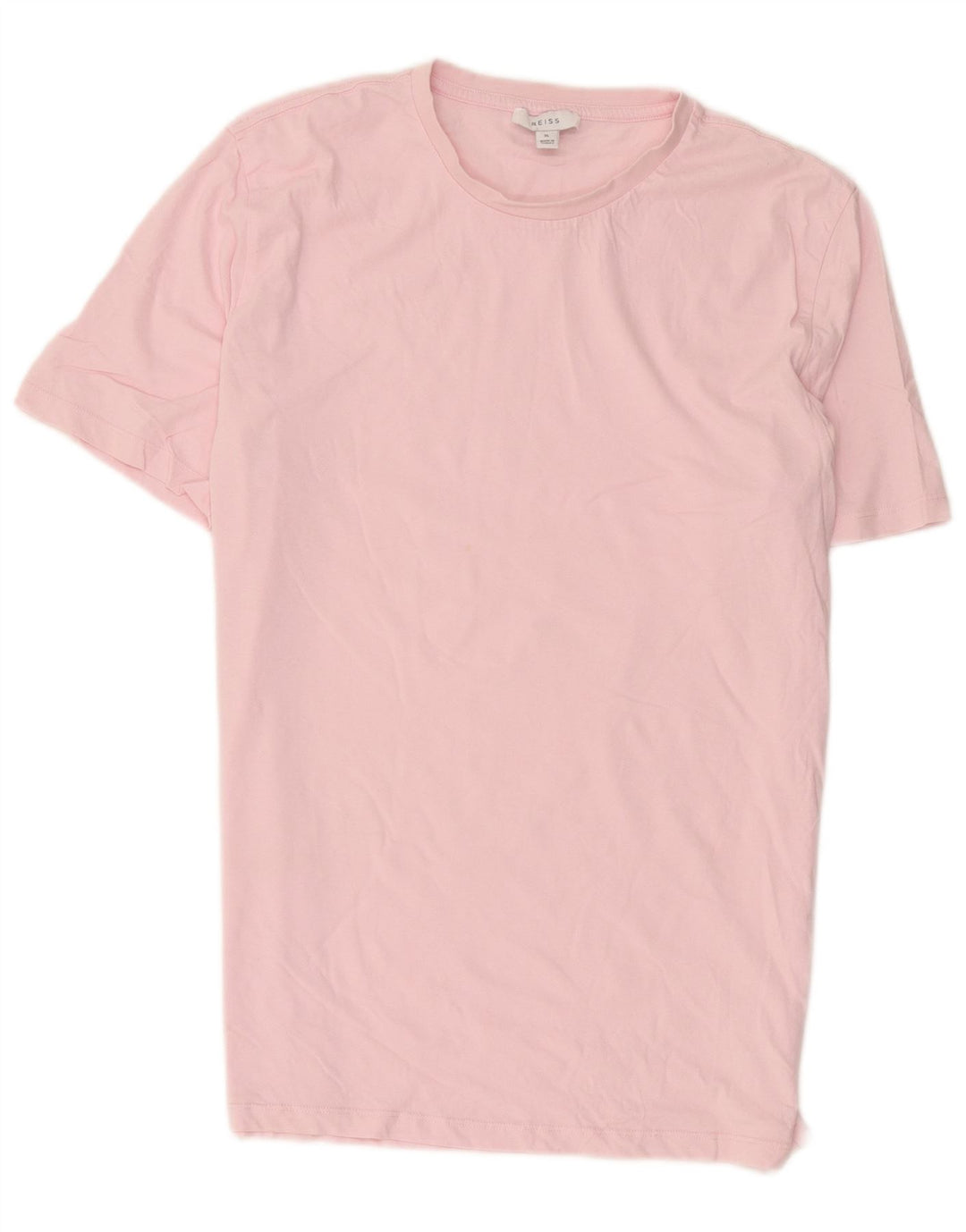 Reiss Mens T-Shirt Top XL Pink Cotton