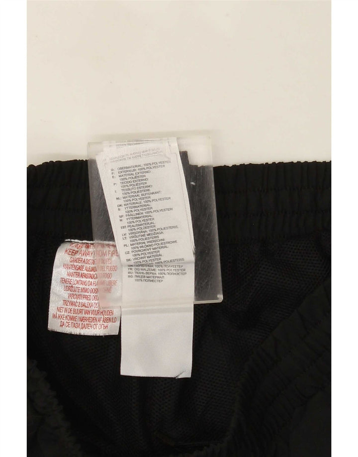 Adidas Boys Tracksuit Trousers 8-9 Years Black Polyester