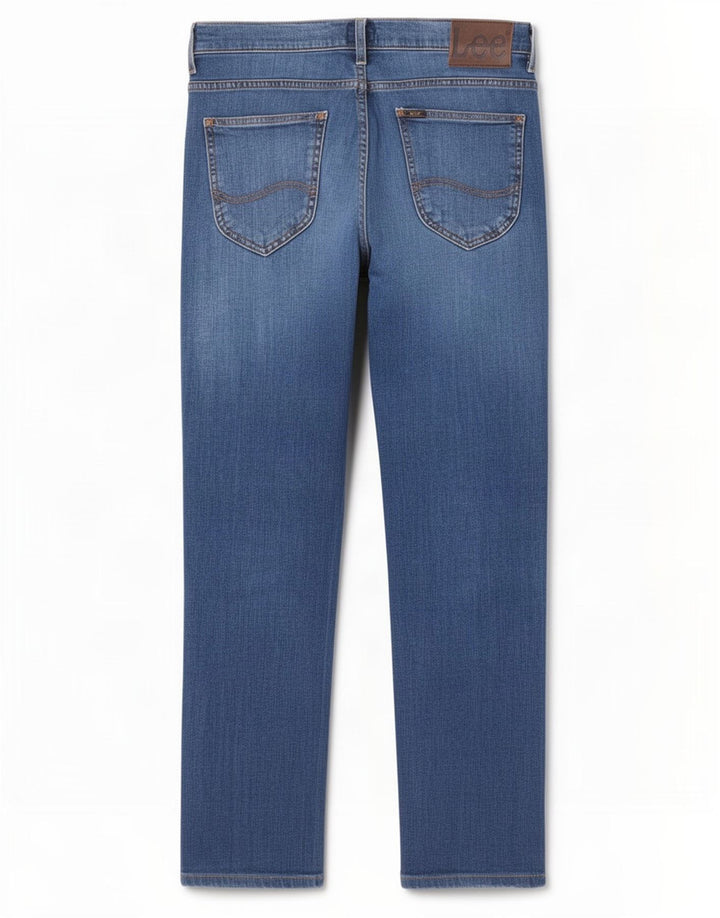 Lee Mens Powell Slim Jeans W30 L30 Blue Cotton