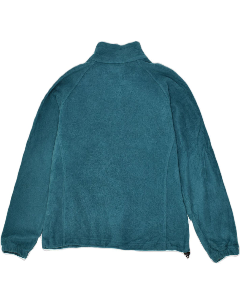 COLUMBIA Womens Fleece Gilet UK 16 Large Turquoise Polyester | Vintage Columbia | Thrift | Second-Hand Columbia | Used Clothing | Messina Hembry 