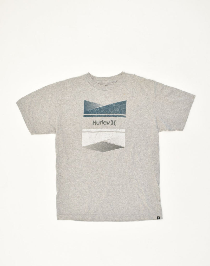 HURLEY Mens Graphic T-Shirt Top Medium Grey | Vintage Hurley | Thrift | Second-Hand Hurley | Used Clothing | Messina Hembry 