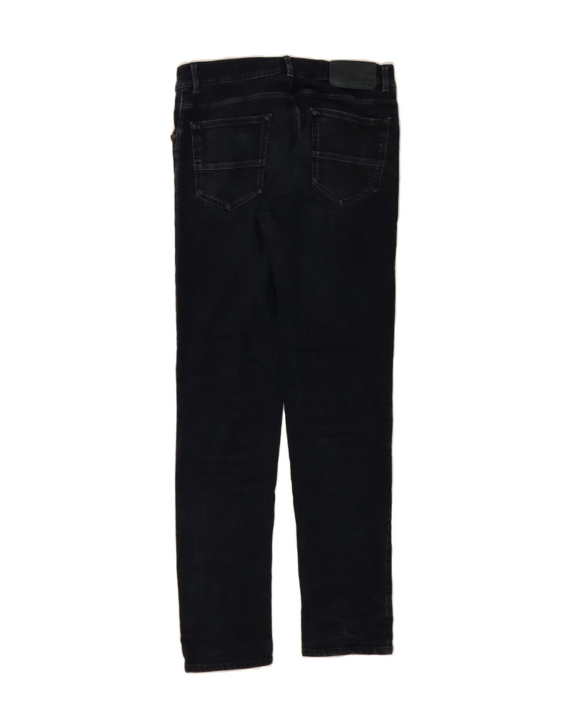 TRUSSARDI Mens Slim Jeans W32 L34 Navy Blue Vintage Trussardi and Second-Hand Trussardi from Messina Hembry 