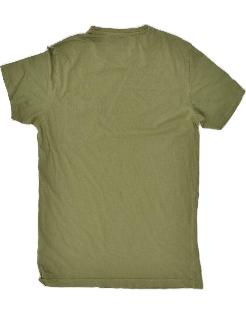 PENGUIN Mens T-Shirt Top Medium Khaki Cotton | Vintage Penguin | Thrift | Second-Hand Penguin | Used Clothing | Messina Hembry 