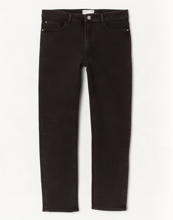 Marks & Spencer Womens Lily Crop Slim Jeans UK 18 XL W36 L26 Black Cotton