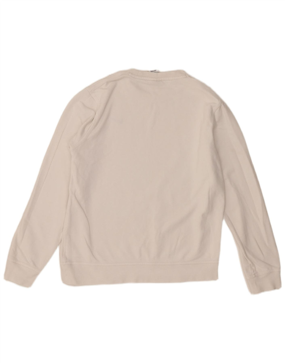 Nike Womens Sweatshirt Jumper UK 16 Large White Cotton
