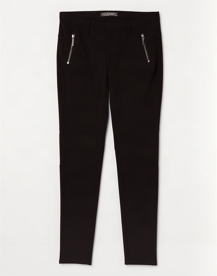 Guess Womens Skinny Trousers W29 L30 Black