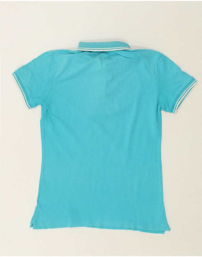 LOTTO Womens Polo Shirt UK 16 Large Turquoise Cotton | Vintage Lotto | Thrift | Second-Hand Lotto | Used Clothing | Messina Hembry 