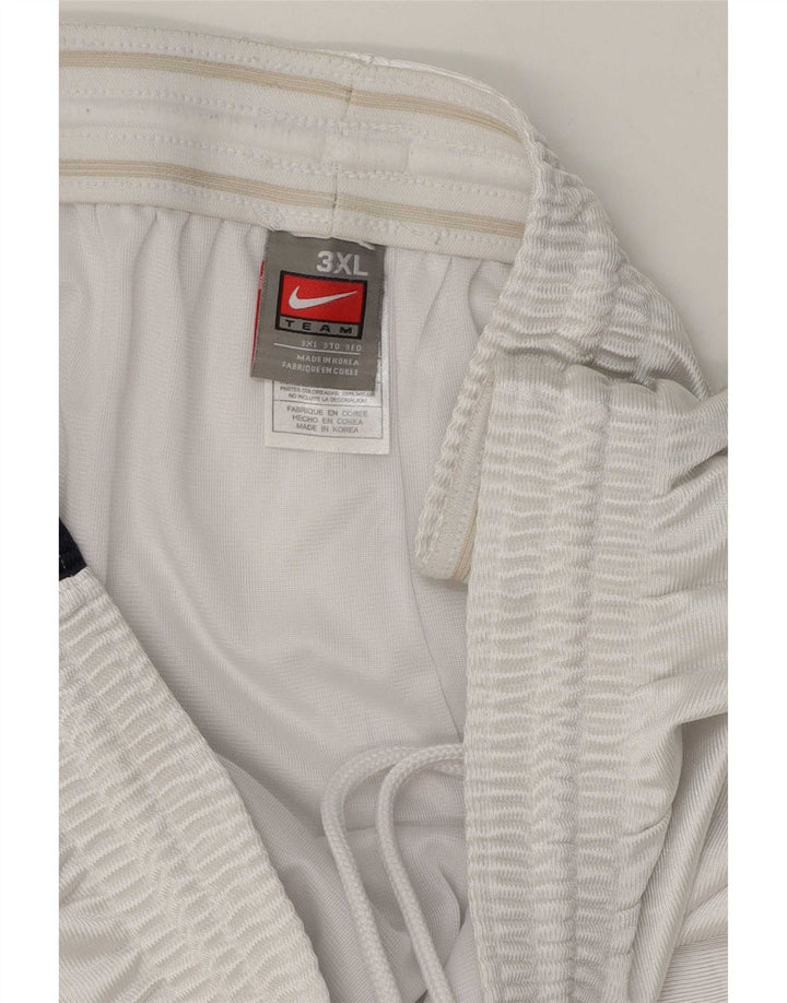 Nike Mens Sport Shorts 3XL White Colourblock Polyester