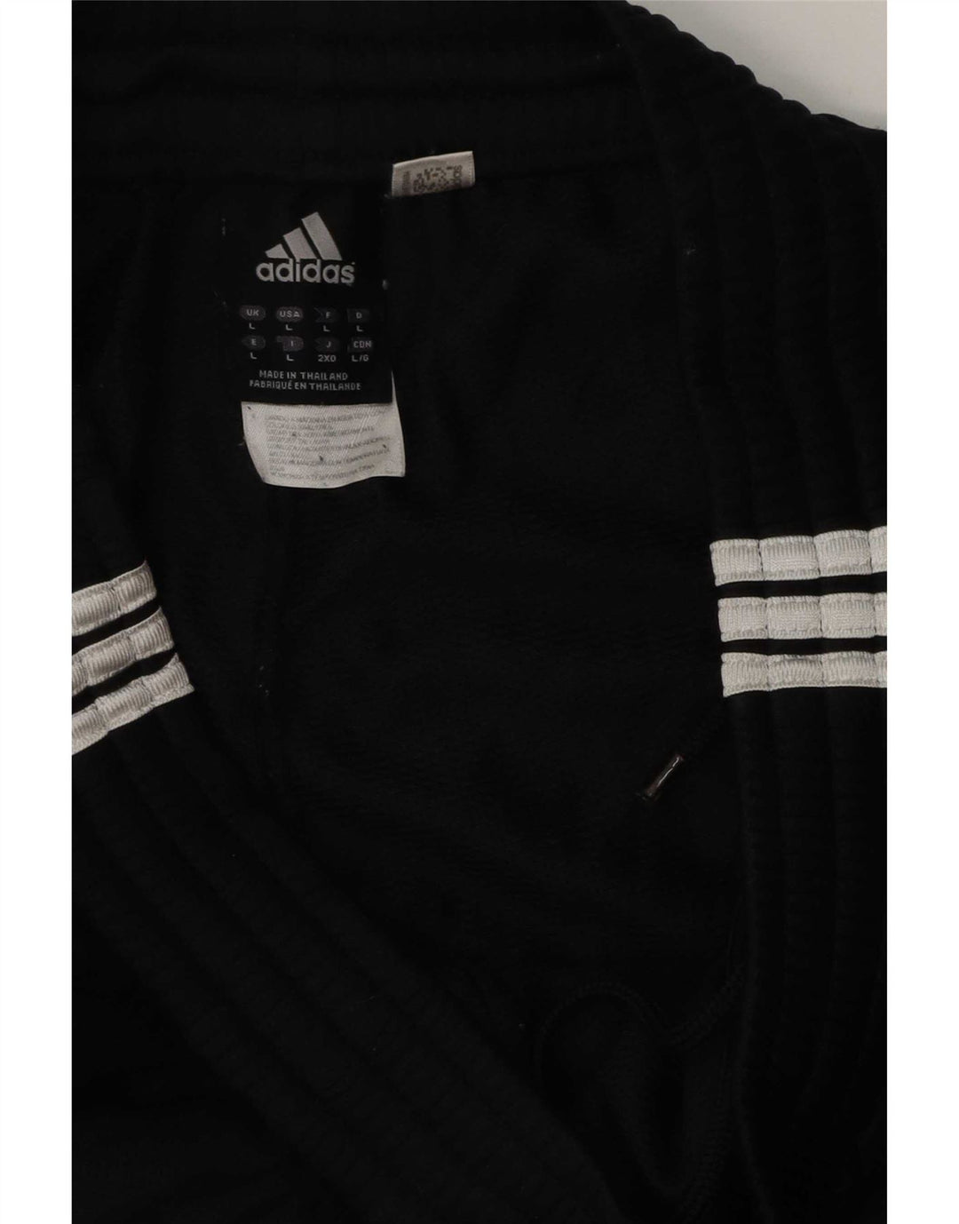 Adidas Mens Tracksuit Trousers Large Black Polyester Sports