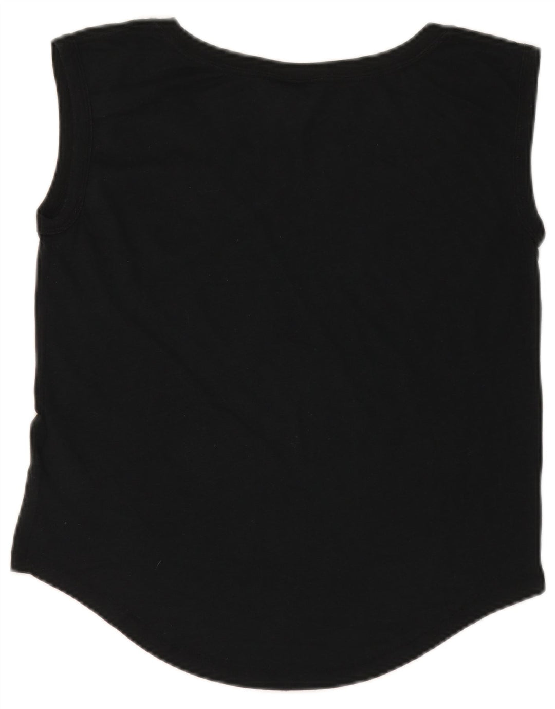 Nike Womens Graphic Vest Top UK 14 Medium Black Polyester
