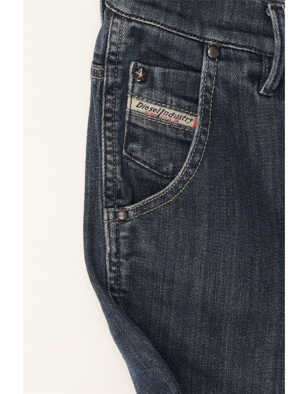 DIESEL Womens Slim Jeans W29 L30 Blue Cotton Vintage Diesel and Second-Hand Diesel from Messina Hembry 