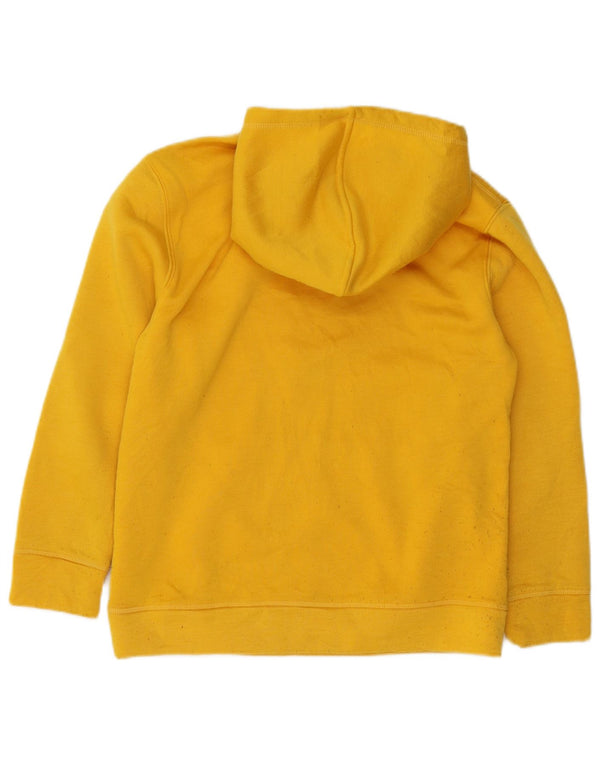 Nautica Boys Hoodie Jumper 14-15 Years Large Yellow Cotton