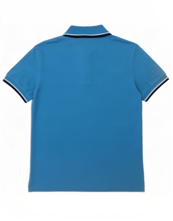 Diadora Mens Polo Shirt Small Blue Cotton