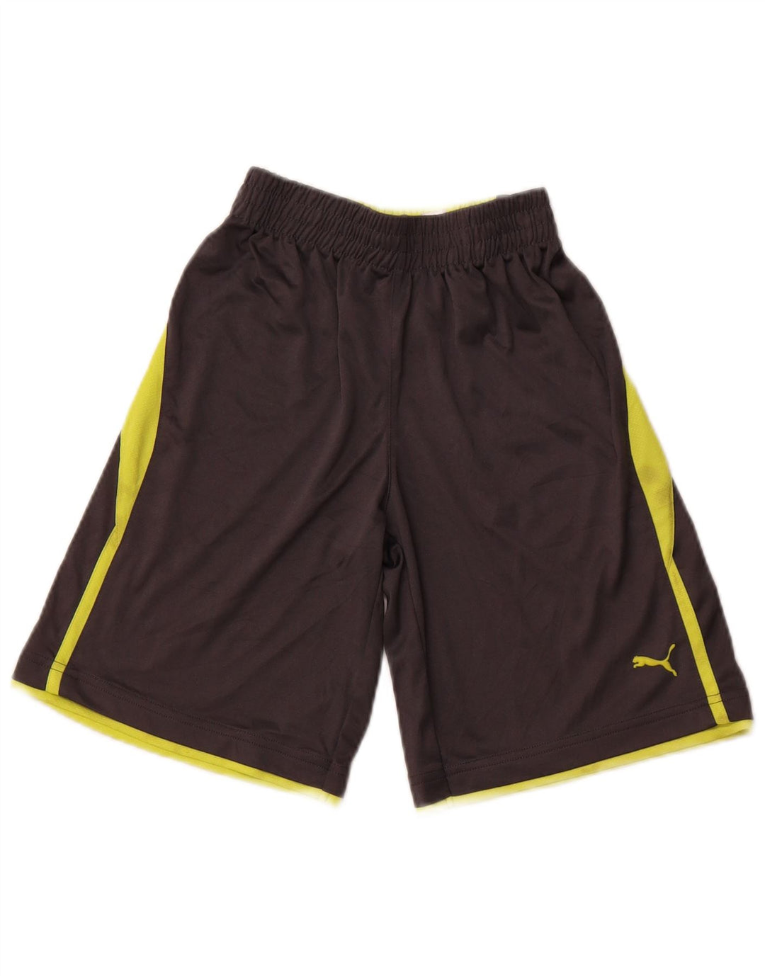 PUMA Boys Sport Shorts 7-8 Years Small  Grey Colourblock Polyester