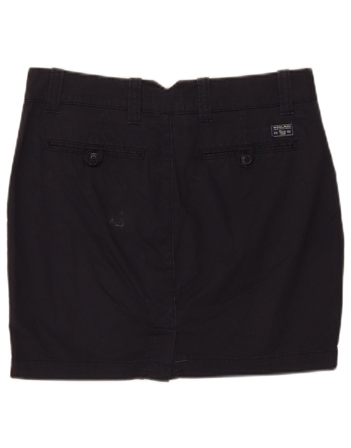 Woolrich Womens Mini Skirt W28 Medium Navy Blue