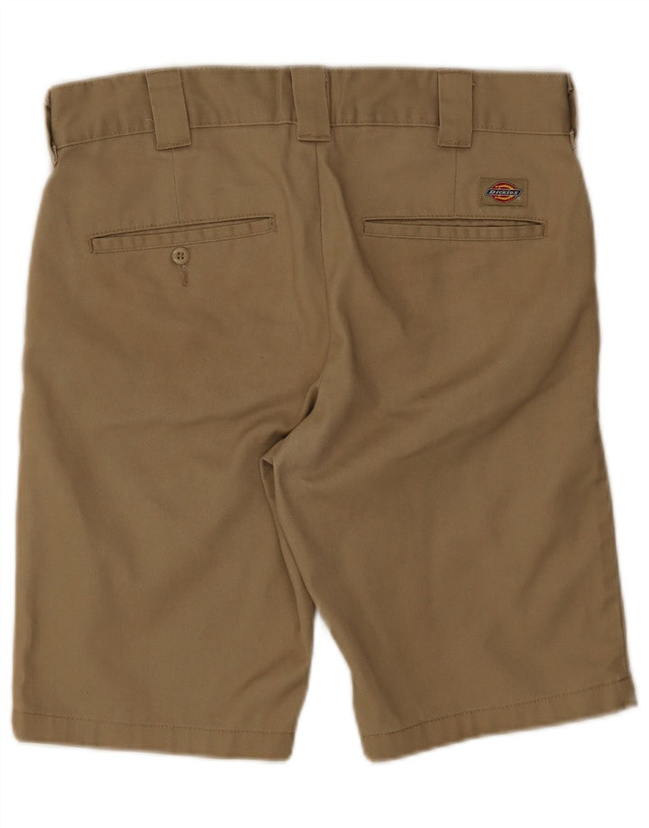 DICKIES Mens Slim Fit Chino Shorts W32 Medium Beige Polyester