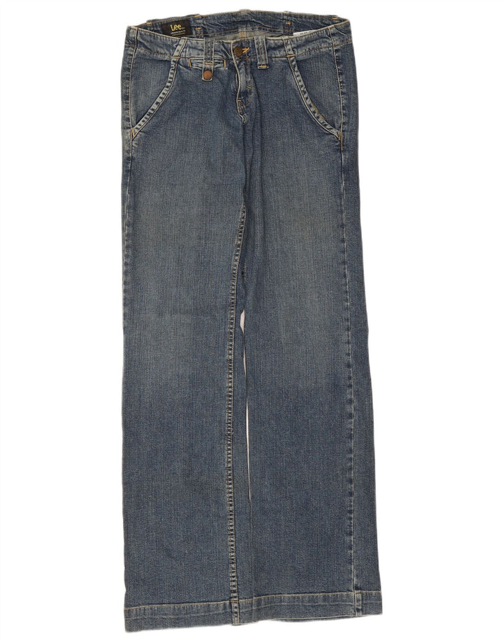 Lee Womens Wide Leg Jeans W28 L30 Blue Cotton