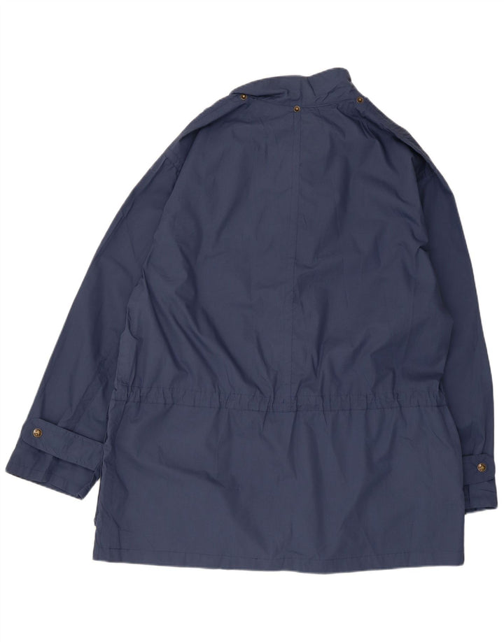Vintage Mens Utility Jacket IT 52 XL Blue Polyester
