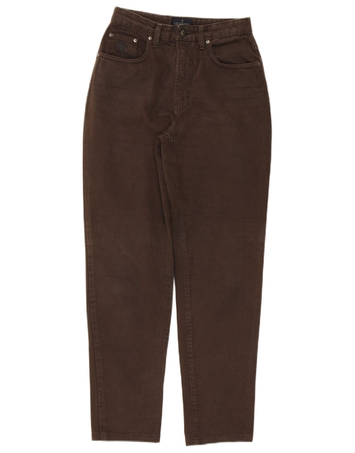 Trussardi Womens Tapered Jeans Size 29 Brown Cotton