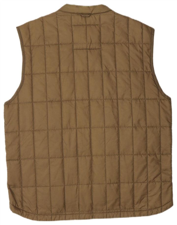 Timberland Mens Padded Gilet UK 40 Large Khaki