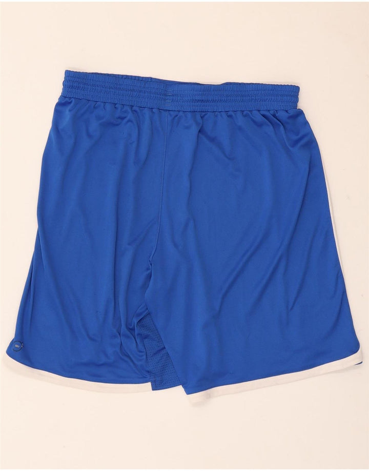 Puma Mens Italia Graphic Sport Shorts Large Blue Polyester