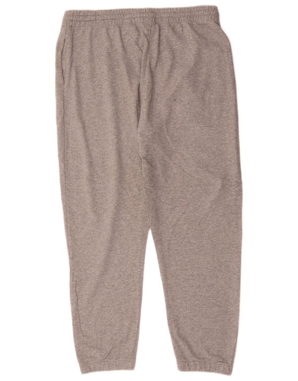 Reebok Mens Tracksuit Trousers Joggers XL Grey Flecked Cotton