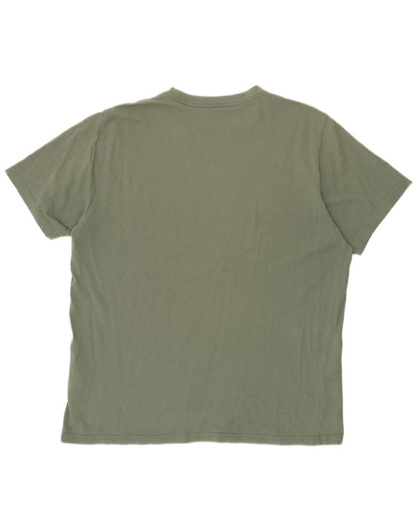 Carhartt Mens T-Shirt Top Medium Green Cotton
