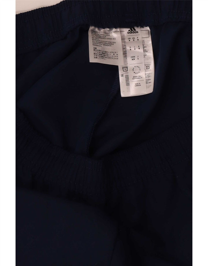 Adidas Mens Aeroready Tracksuit Trousers Medium Navy Blue Polyester
