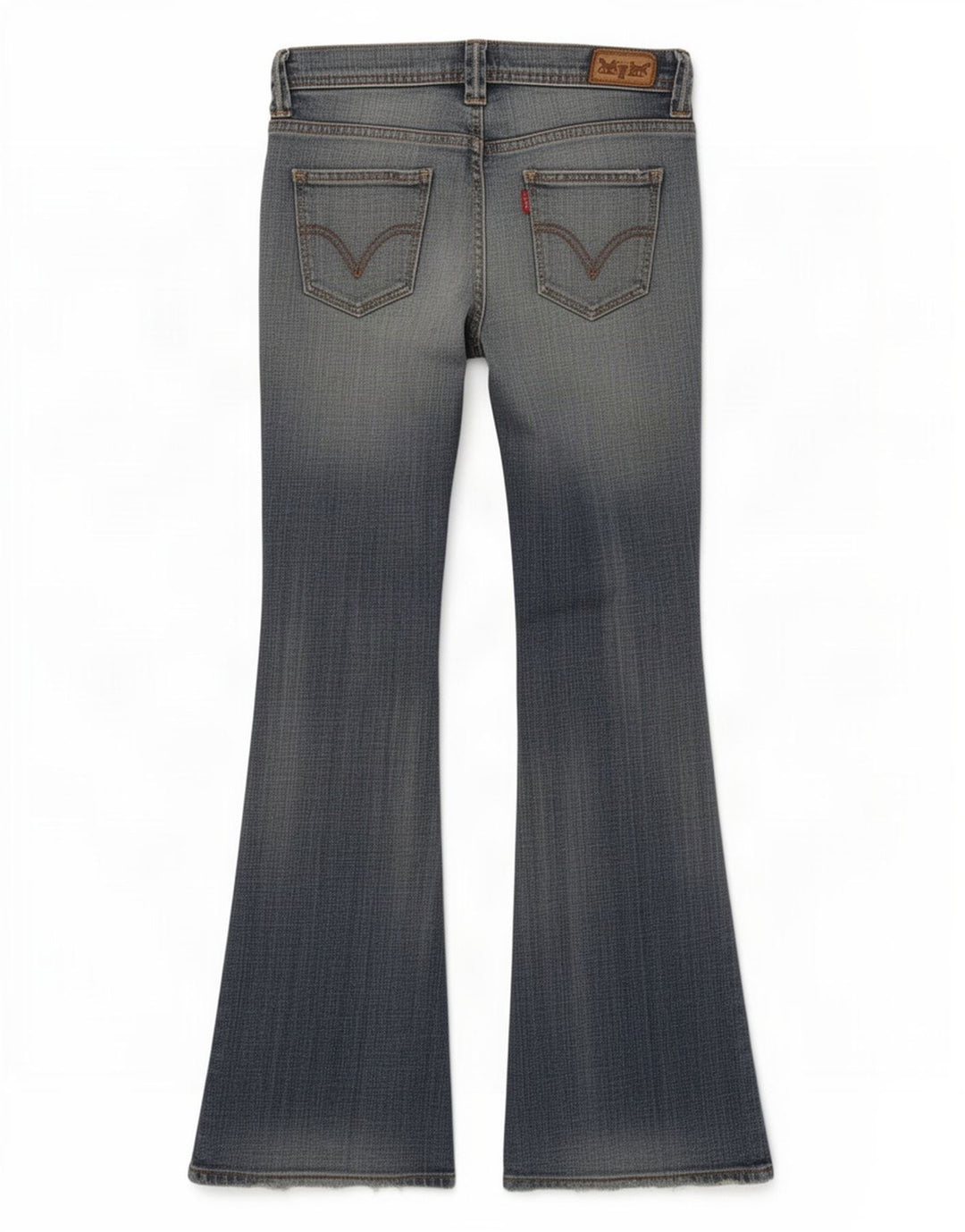 Levi's Womens Flare Flared Jeans W28 L31 Blue Cotton
